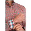 MTW1106097 Cinch Men's Long Sleeve Button Down Western Shirt - Red Medallion Print