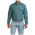 MTW1106114 Cinch Men's Long Sleeve Button Down Western Shirt - Green