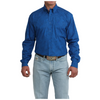 MTW1106121 Cinch Men's Long Sleeve Button Down Western Shirt - Royal Blue