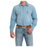 MTW1301081 Cinch Men's Long Sleeve Modern Fit Denim Western Snap Shirt - Indigo