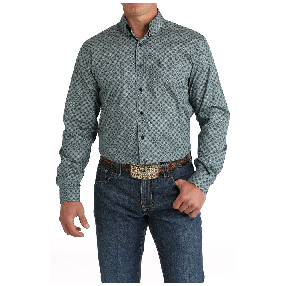 MTW1347112 Cinch Men's Modern Fit Long Sleeve Buttondown Shirt
