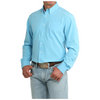 MTW1347156 Cinch Men's Modern Fit Long Sleeve Button Down Western Shirt - Blue