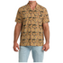 MTW1401058 Cinch Men's Short Sleeve Camp Shirt - Brown