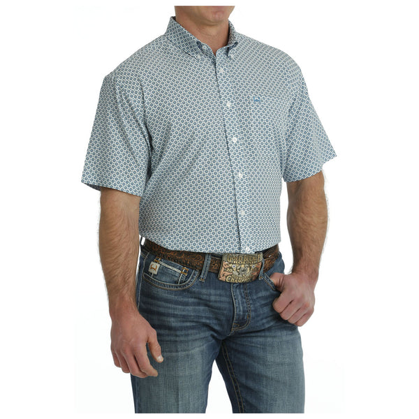 MTW1704134 Cinch Men's ArenaFlex Short Sleeve Buttondown Shirt