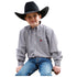 MTW7060323 Cinch Boys Long Sleeve Buttondown Western Shirt -  Multicolor Print