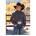 MTW7060396 Cinch Boys Long Sleeve Button-down Western Shirt - Black Print