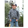 MTW7060416 Cinch Boys' Long Sleeve Button Down Western Shirt - Multicolor