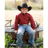 MTW7060426 Cinch Boys' Long Sleeve Western Button-down Shirt - Burgundy Stripe