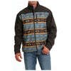 MWJ1583004 Cinch Men's Bonded Jacket - Brown Southwest Print