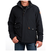 MWJ1949001 Cinch Men's Hooded Bonded Jacket - Black