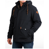 MWJ1949001 Cinch Men's Hooded Bonded Jacket - Black