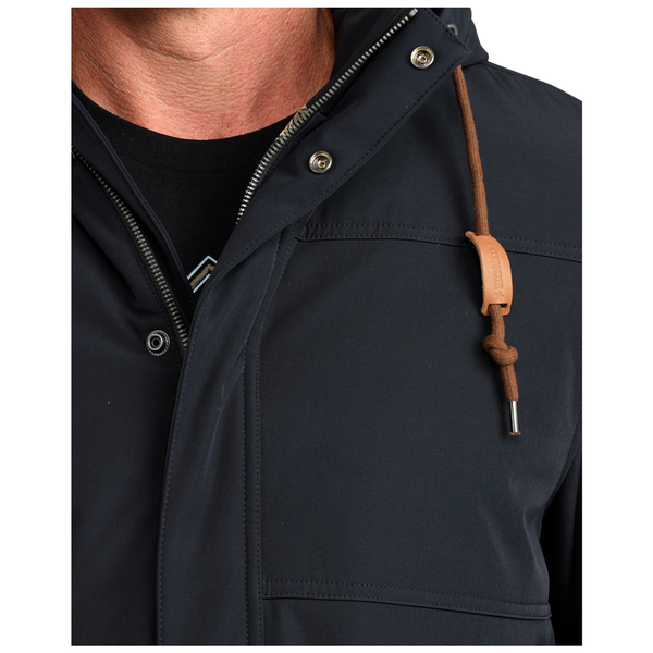 MWJ1949001 Cinch Men's Hooded Bonded Jacket - Black