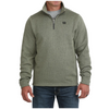 MWK1080021 Cinch Men's 1/4 Zip Fleece Pullover - Olive