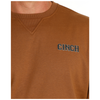 MWK1244002 Cinch Men's Long Sleeve Sweatshirt - Brown