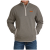MWK1534012 Cinch Men's Knit Long Sleeve Pullover Sweater - Grey