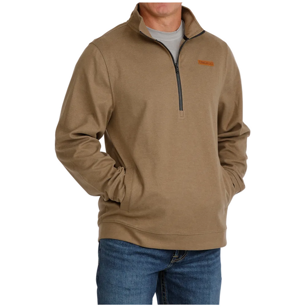 MWK1913005 Cinch Men's 1/2 Zip Pullover - Brown