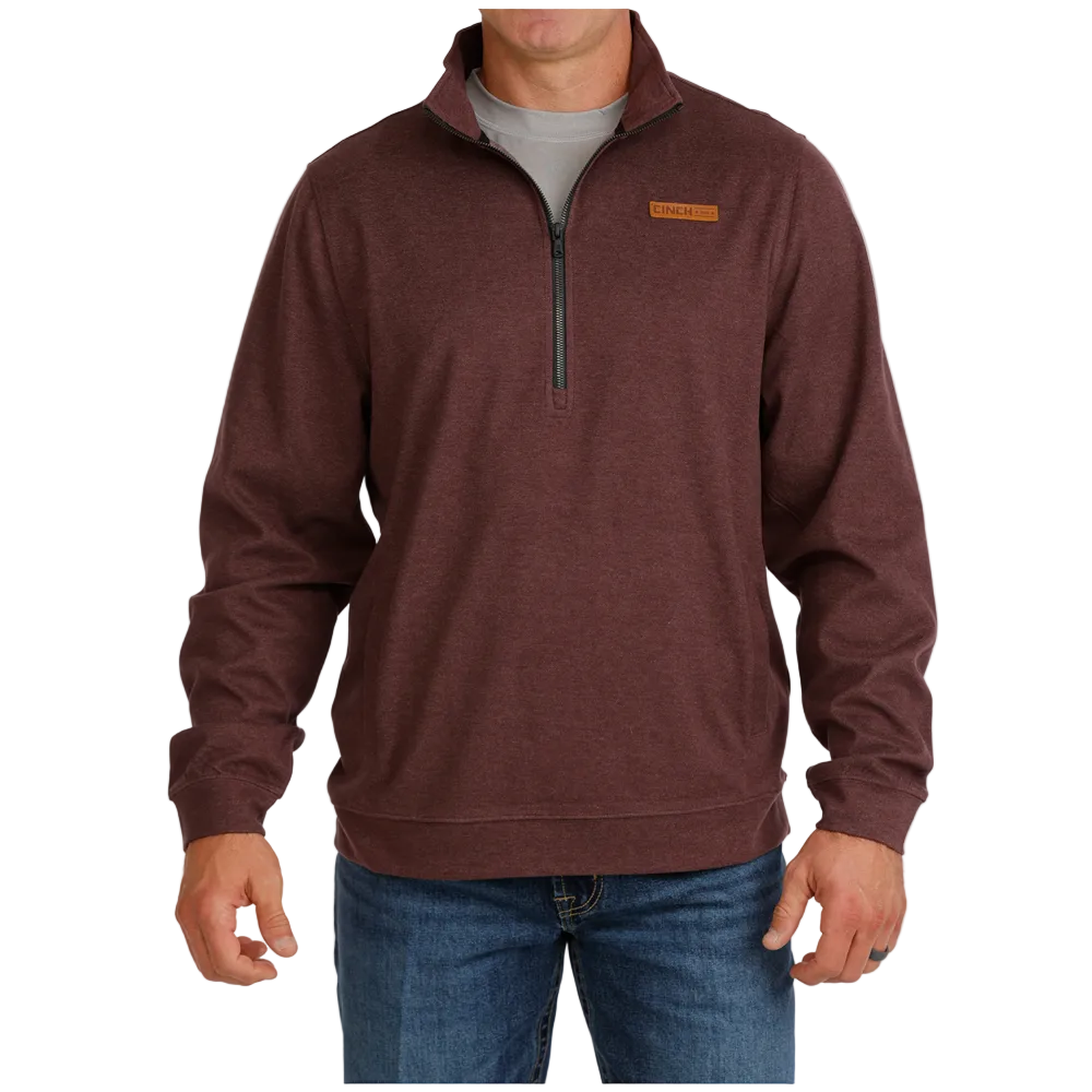 MWK1913006 Cinch Men's 1/2 Zip Pullover - Purple
