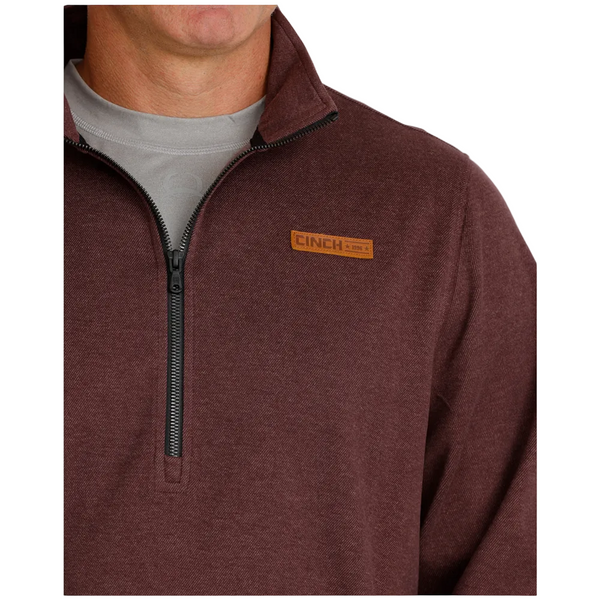 MWK1913006 Cinch Men's 1/2 Zip Pullover - Purple