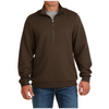 MWK1957002 Cinch Men's 1/2 Zip Pullover - Brown
