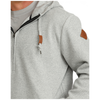 MWK1973001 Cinch Men's 1/2 Zip Long Sleeve Hoodie - Grey