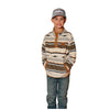 MWK7590019 Cinch Boy's 1/4 Snap Polar Fleece - Cream
