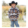 MWK7590022 Cinch Boys' Polar Fleece Long Sleeve Pullover - Multicolor