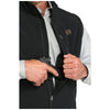 MWV1541010 Cinch Men's Concealed Carry Logo Bonded Vest - Black