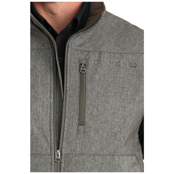 MWV1541011 Cinch Men's Concealed Carry Bonded Vest - Olive