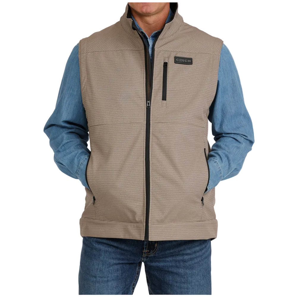 MWV1541012 Cinch Men's Concealed Carry Bonded Vest - Khaki