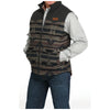 MWV1576005 Cinch Men's Reversible Western Vest - Brown
