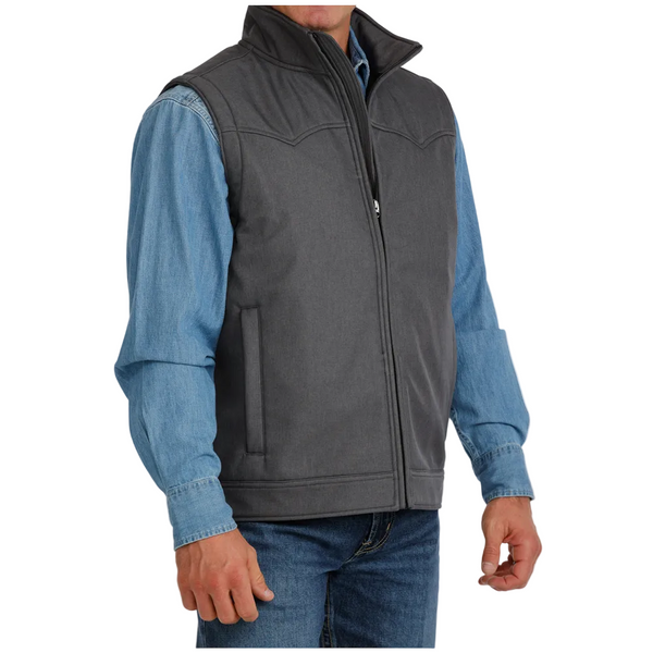 MWV1592006 Cinch Men's Concealed Carry Bonded Vest - Charcoal