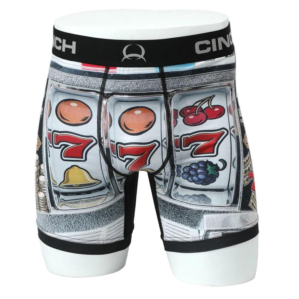 MXY6009021 Cinch Men's 6" Jackpot Boxer Brief - Multicolor