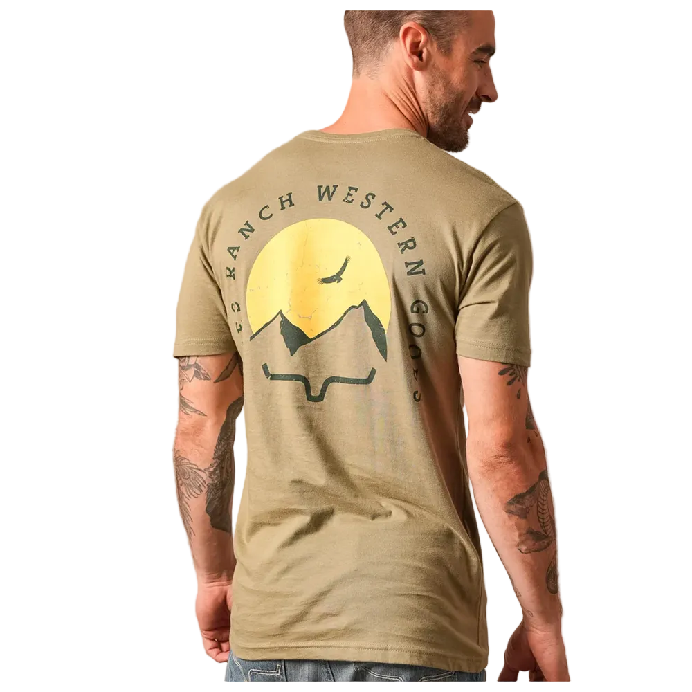 Kimes Ranch Men's Flying High Short Sleeve T-Shirt - Light Olive