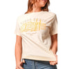 Kimes Ranch Women's Mountain Badge T-Shirt - Cream