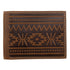 N500049344 Nocona Men's Southwest Embossed Bifold Wallet - Medium Brown
