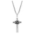 NC4332 Montana Silversmiths Rope Wrapped Cross Necklace