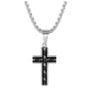 NC5602 Montana Silversmiths Barbed Wire Cross Necklace