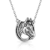 NC5881 Montana Silversmiths Lucky Horse Head Pendant Necklace