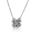 NC5882 Montana Silversmiths Sparkling 4-H Clover Necklace