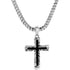 NC6091 Montana Silversmiths Roughstock Cross Necklace