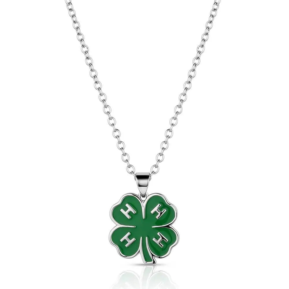 NC6233 Montana Silversmiths 4-H Emblem Necklace
