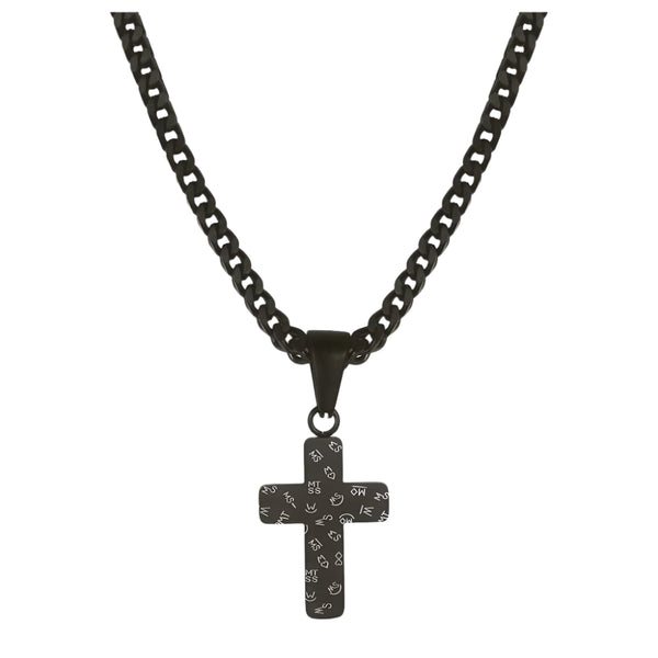 NC6287 Montana Silversmiths Strong Horizons Cross Necklace