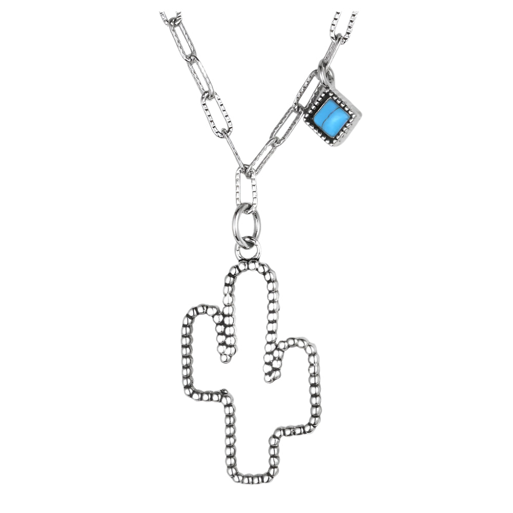 NC6326 Montana Silversmiths Desert Turquoise Necklace