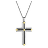 NC6436 Montana Silversmiths Golden Points Cross Necklace