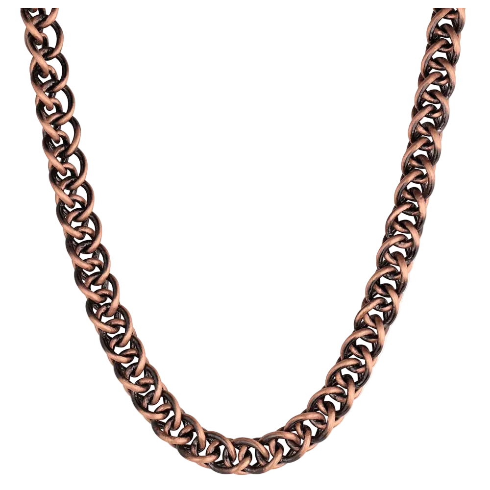 NC6512 Montana Silversmiths Rustic Solstice Wheat Chain Necklace