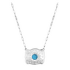 NC6522 Montana Silversmiths Baby Blue Turquoise Buckle Necklace