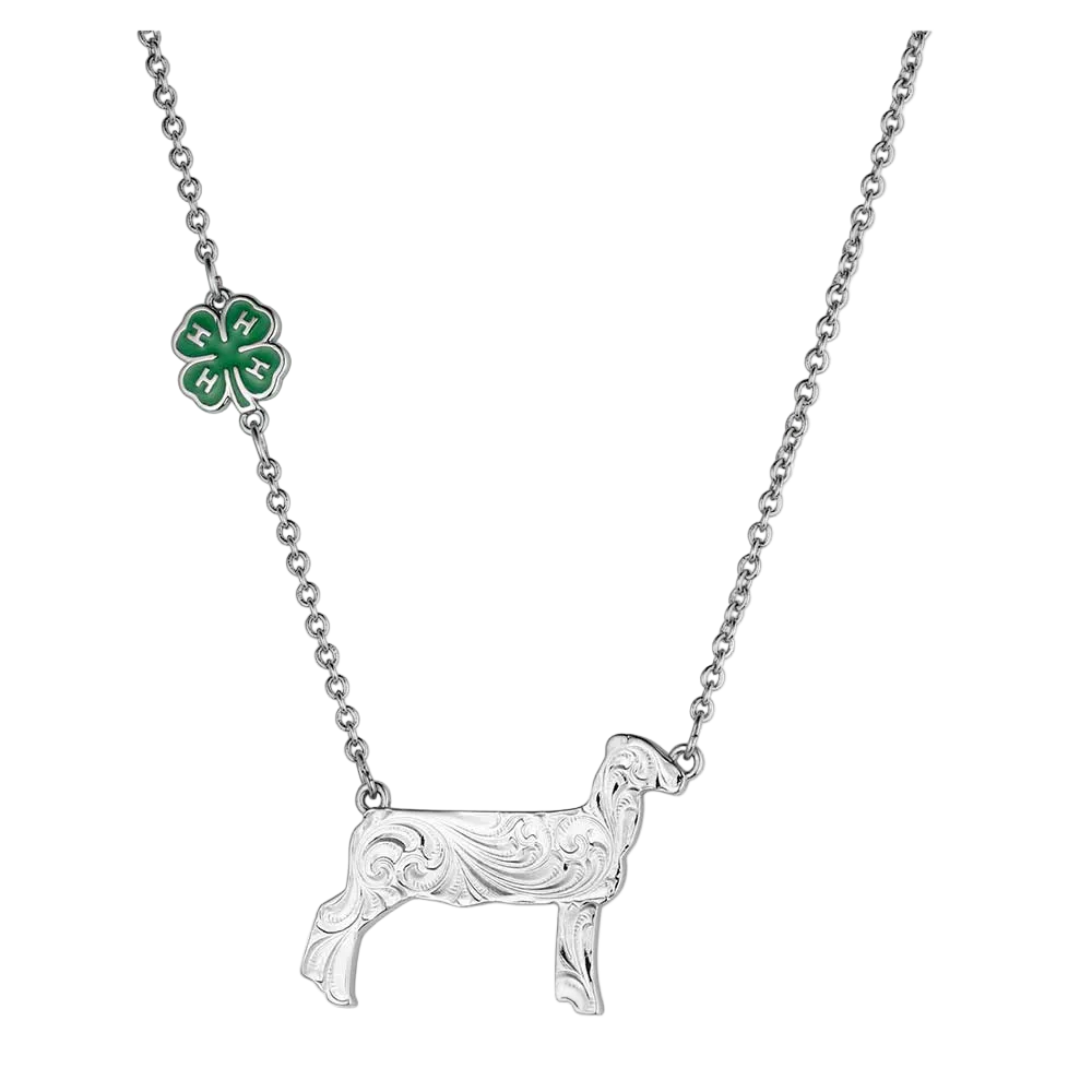 NC6572 Montana Silversmiths 4-H Sheep Showman Necklace