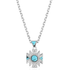 NC6603 Montana Silversmiths Southwestern Sun Turquoise Necklace