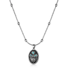 NC6604 Montana Silversmiths Boot Stitch Turquoise Necklace