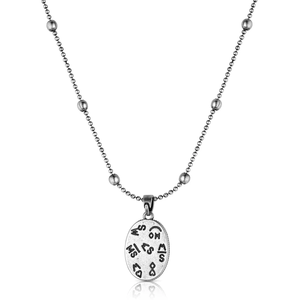 NC6604 Montana Silversmiths Boot Stitch Turquoise Necklace
